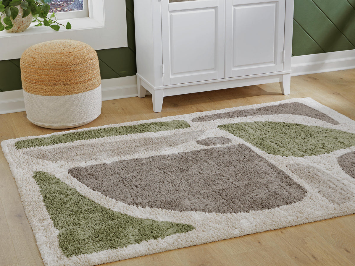 Anburgh Rugs Collection - Green/Gray/Ivory