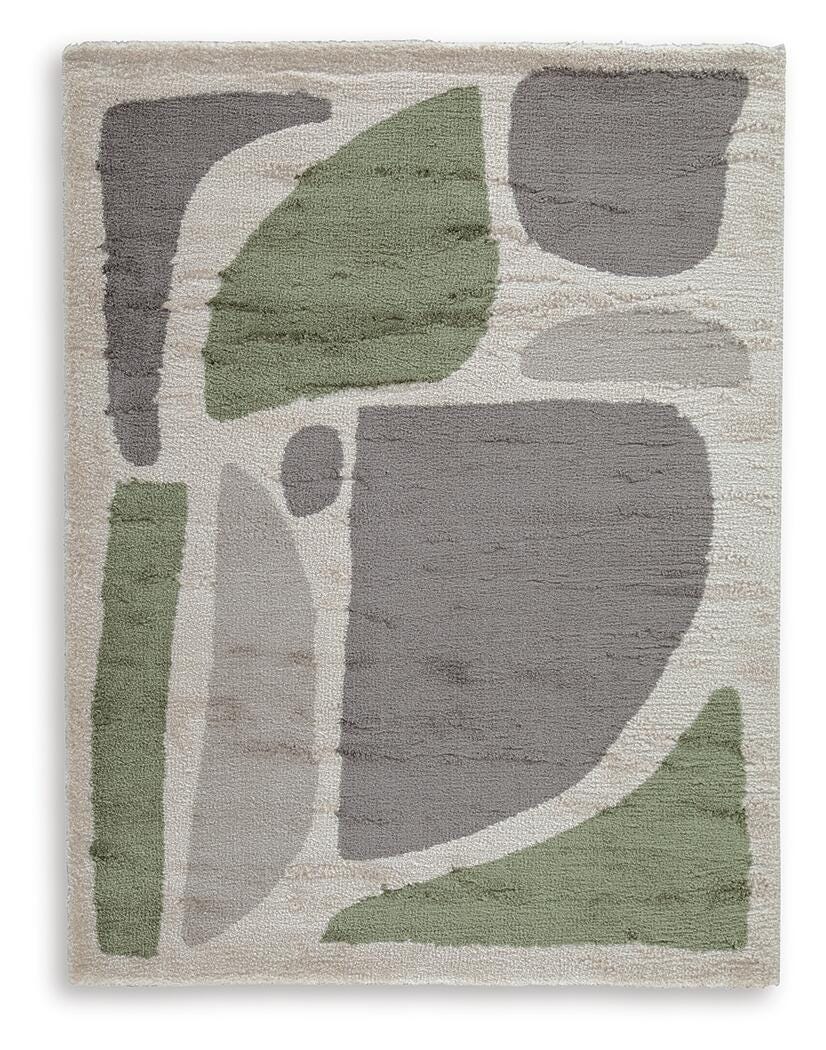 Anburgh Rugs Collection - Green/Gray/Ivory