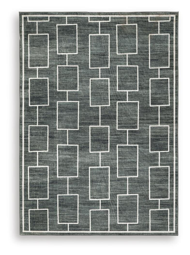Elderland Rugs Collection - Black/Gray