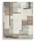 Larkport Rugs Collection - Cream/Brown/Gray