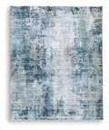 Arlenmont Rugs Collection - Blue/White/Brown