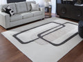 Davismour Rugs Collection - Ivory/Taupe/Charcoal