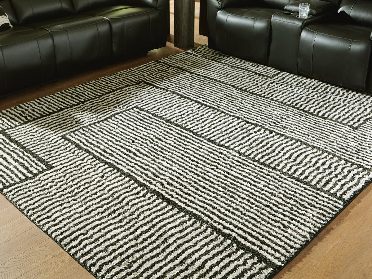 Kurtmen Rugs Collection - Black/Ivory