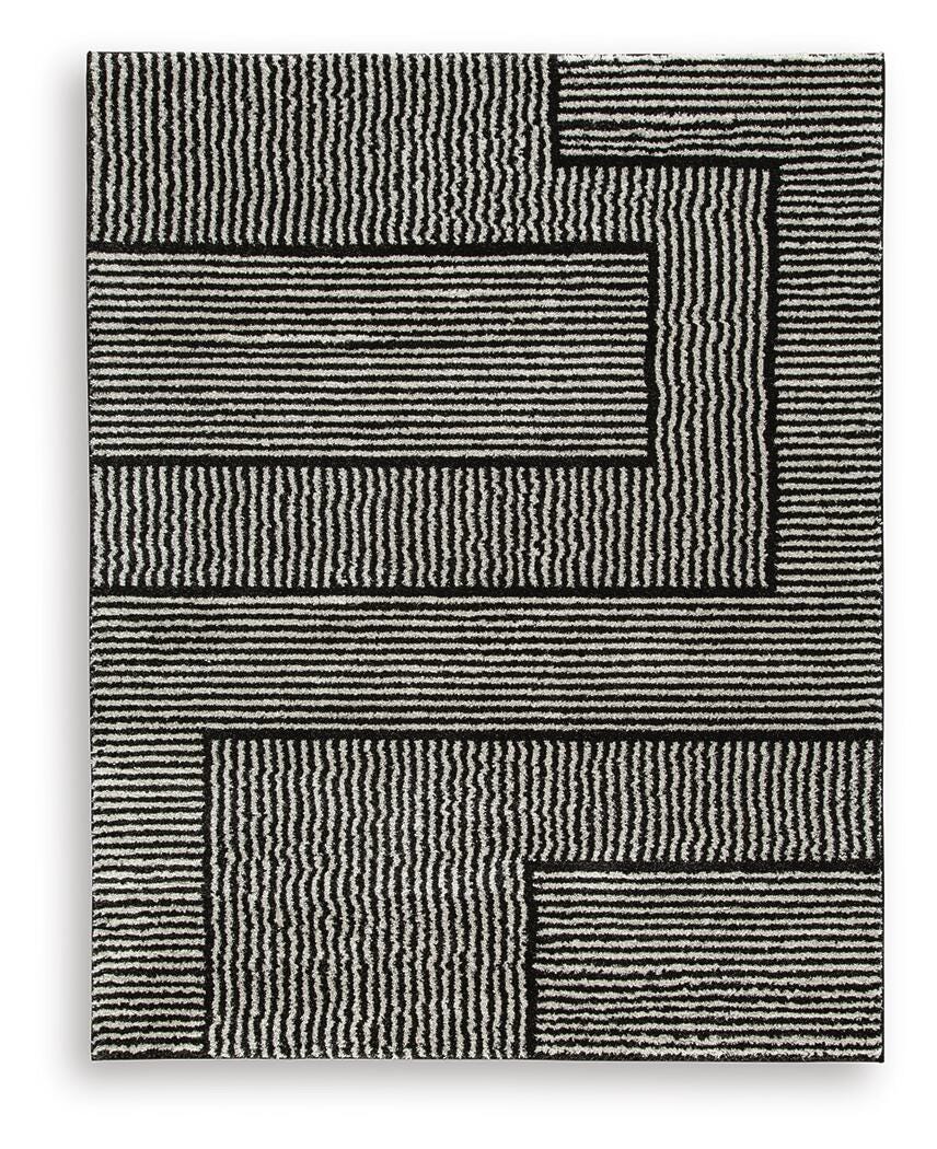 Kurtmen Rugs Collection - Black/Ivory