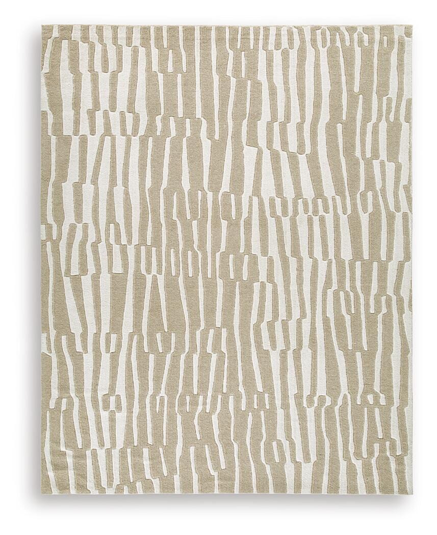 Corrbell Rugs Collection - Beige/White
