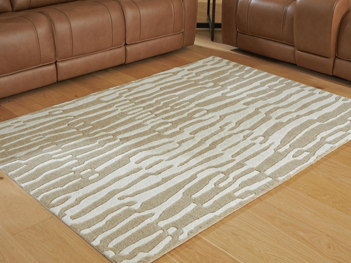 Corrbell Rugs Collection - Beige/White