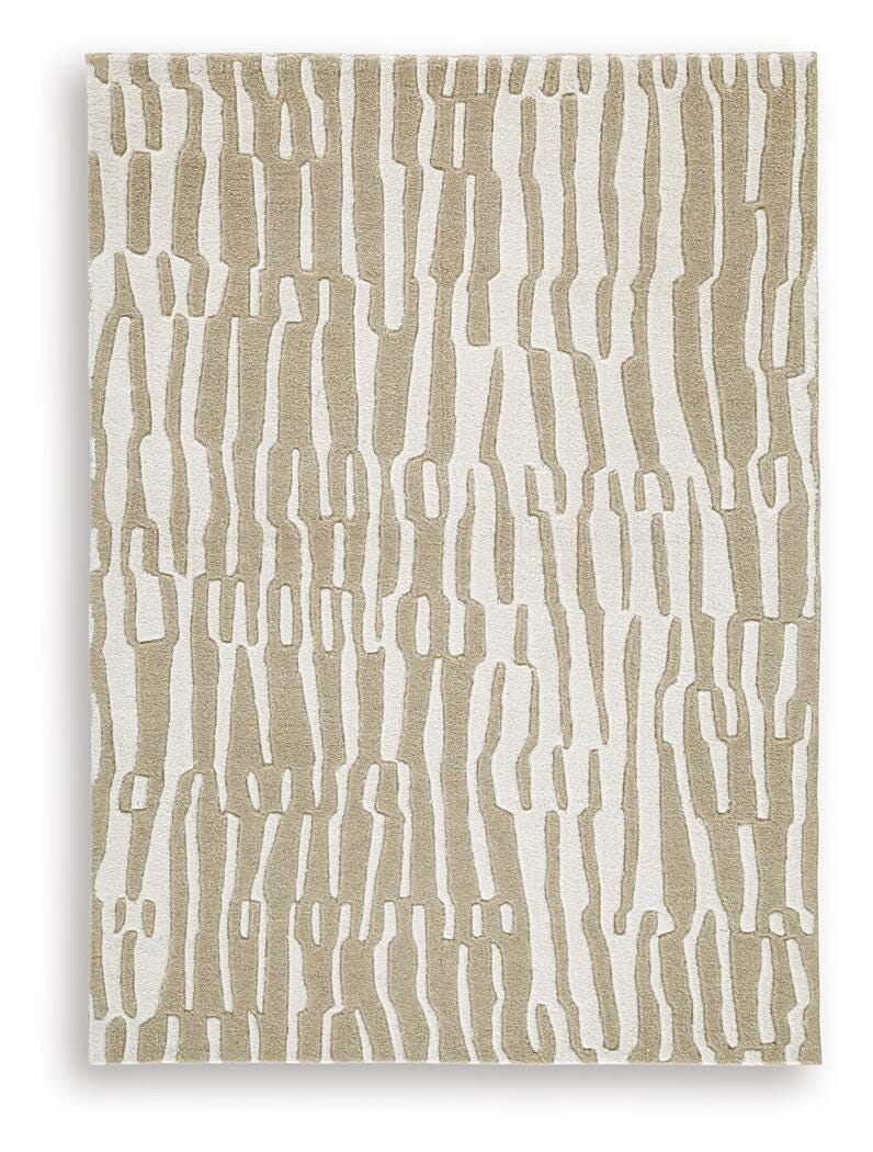 Corrbell Rugs Collection - Beige/White