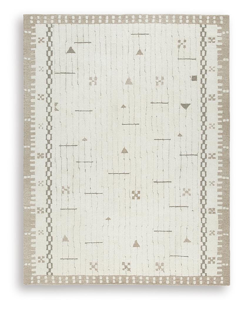 Dot Rugs Collection - Cream/Brown/Taupe