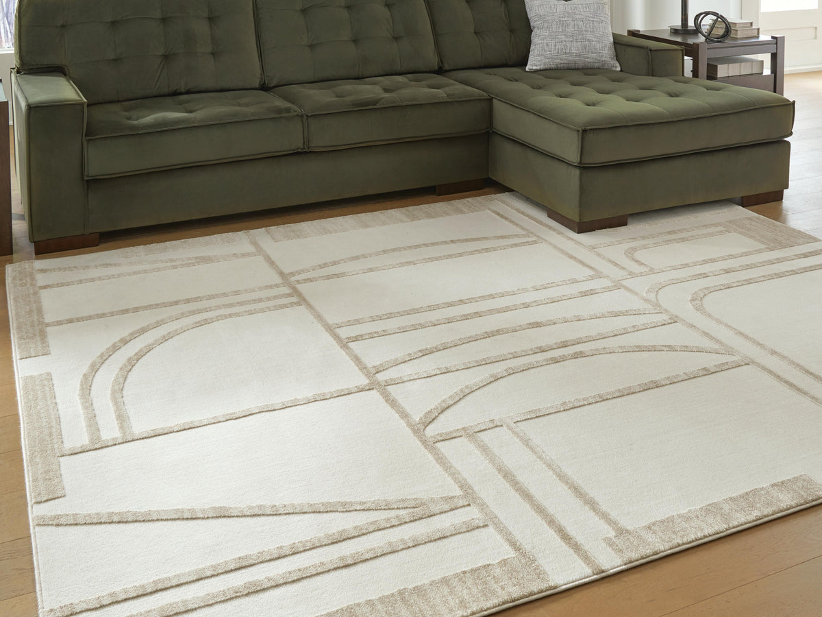 Farongrove Rugs Collection - Ivory/Beige