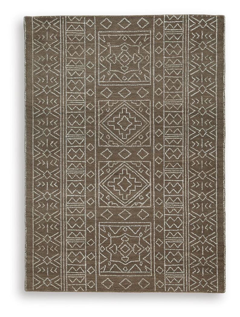Merrittman Rugs Collection - Brown/Ivory