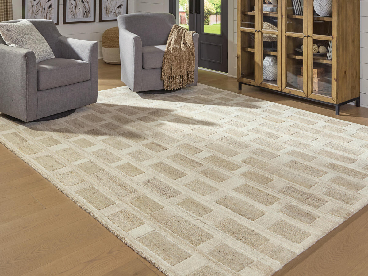 Lisgrove Rugs Collection - Tan/Brown/White