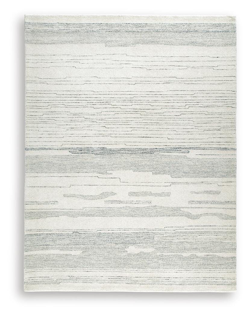 Genemost Rugs Collection - Ivory/Blue