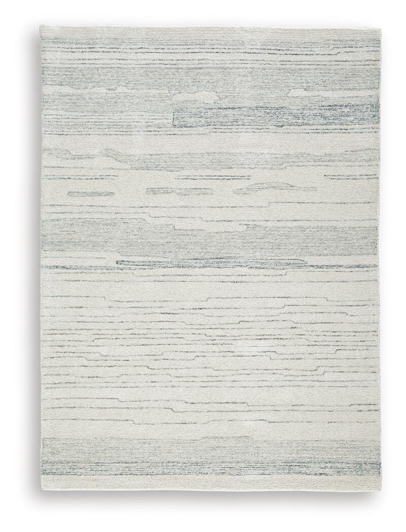 Genemost Rugs Collection - Ivory/Blue