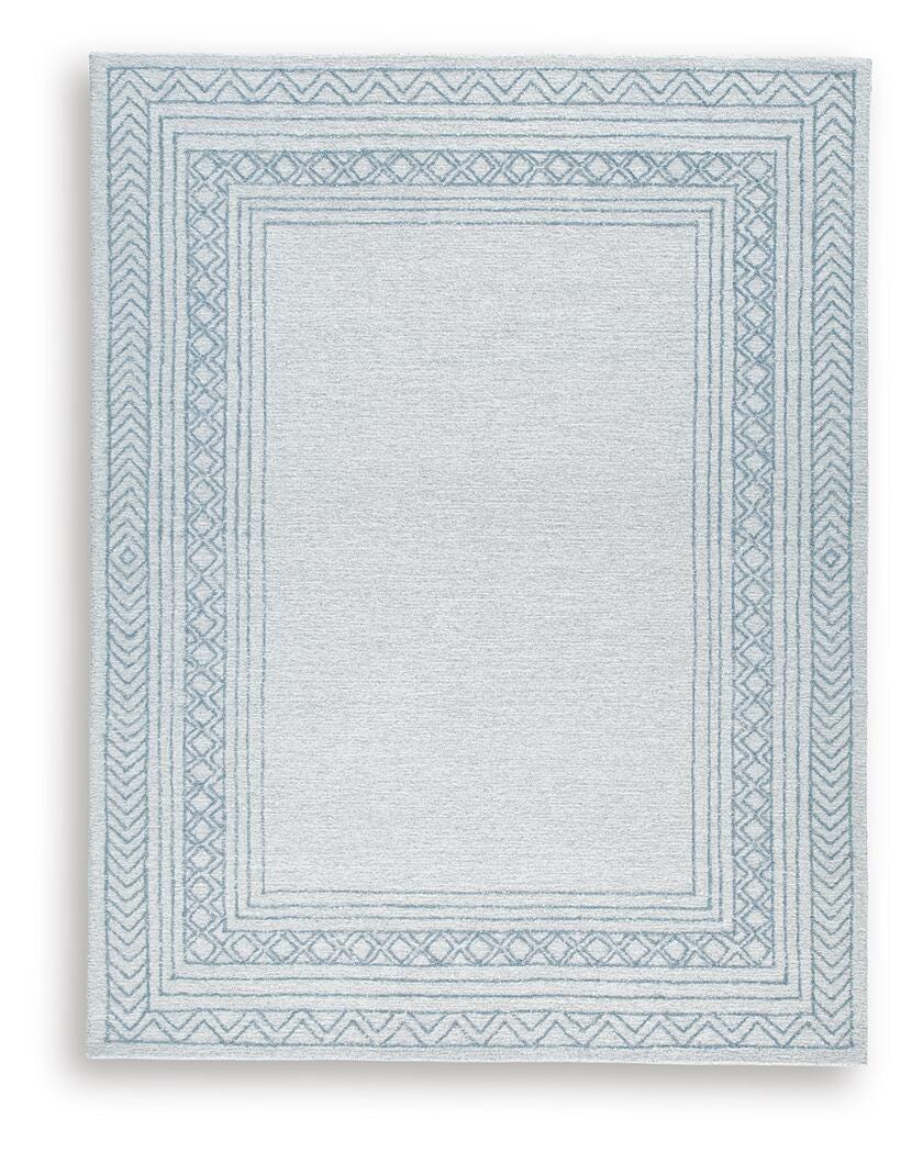 Azelhurst Rugs Collection - Blue/Ivory/Gray
