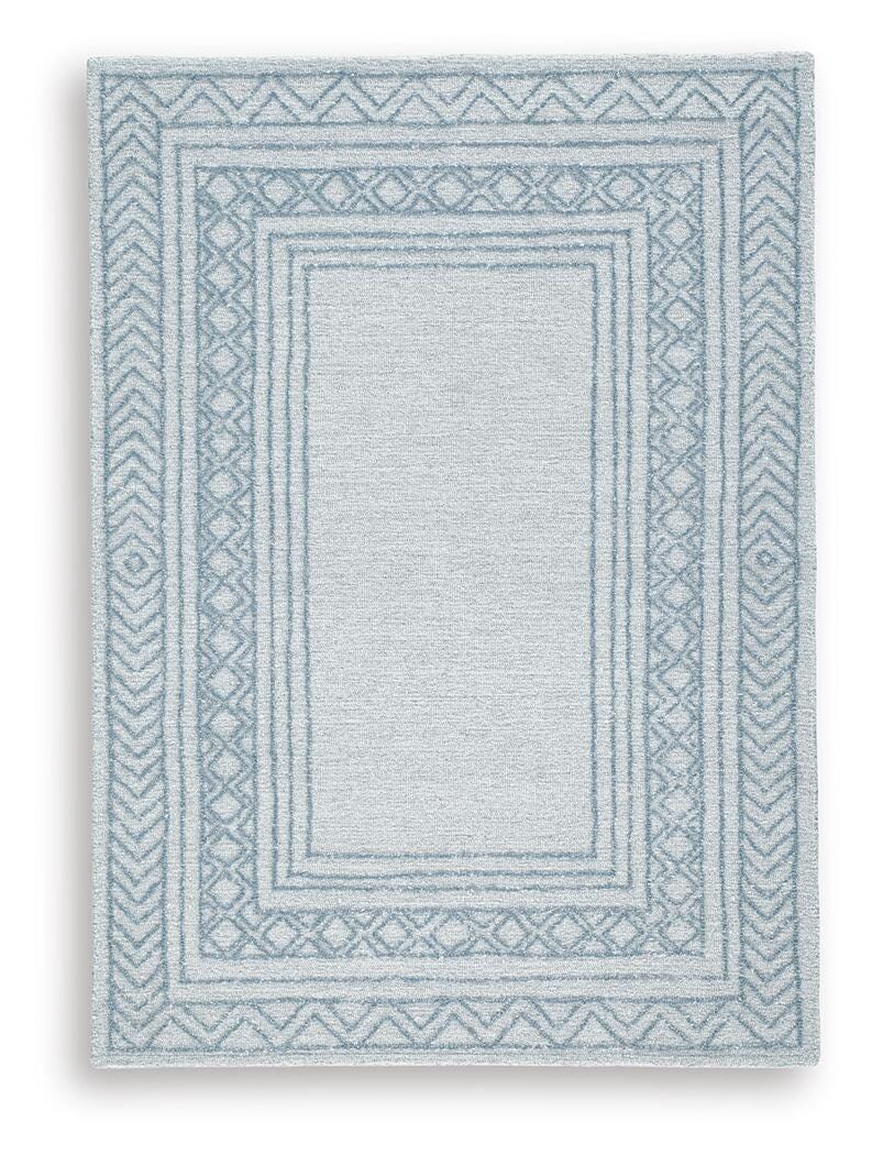 Azelhurst Rugs Collection - Blue/Ivory/Gray