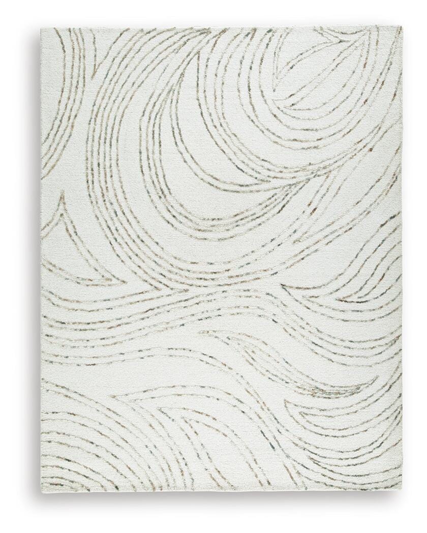 Deenbury Rugs Collection - Ivory/Green/Brown