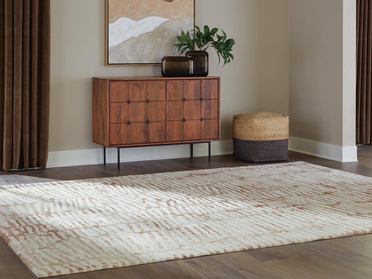 Uduak Rugs Collection - Cream/Tan/Rust