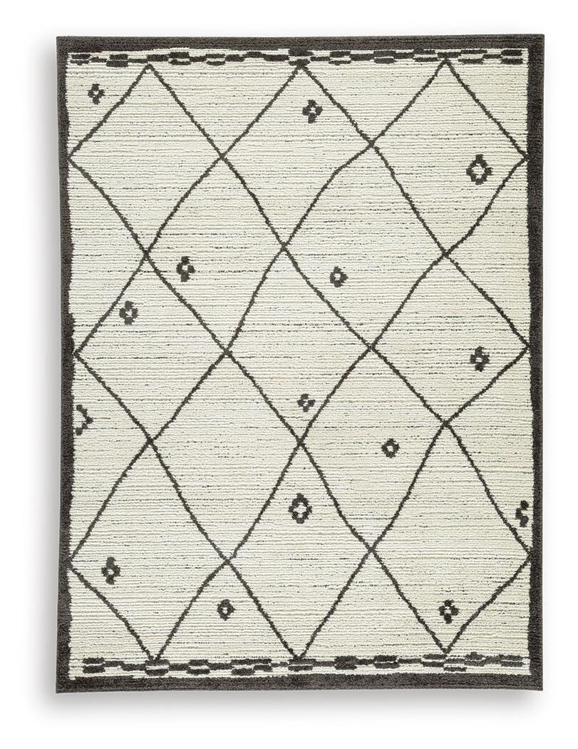 Fenriston Rugs Collection - Cream/Black