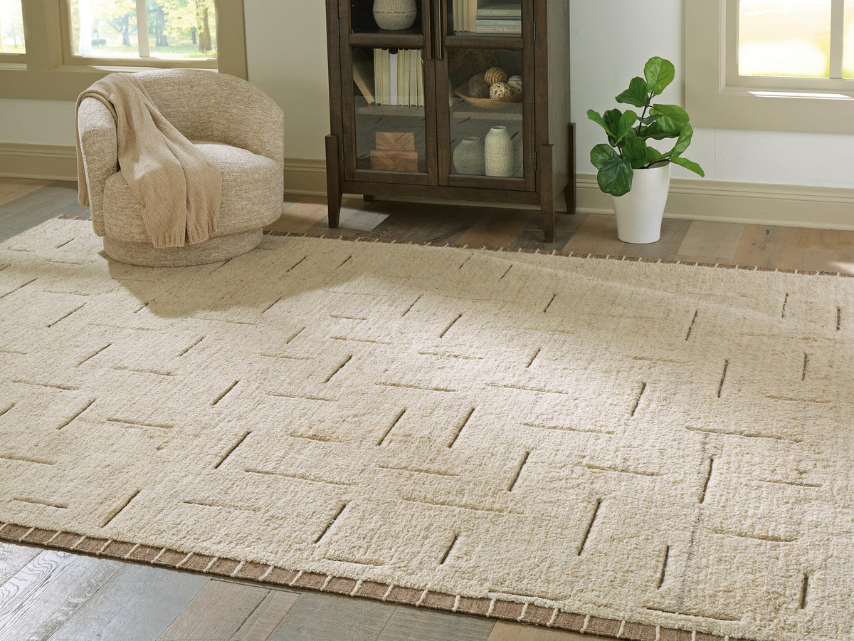 Clayman Rugs Collection - Beige/Brown