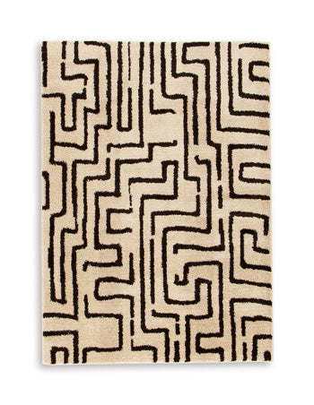 Timworth Rugs Collection - Black/Beige