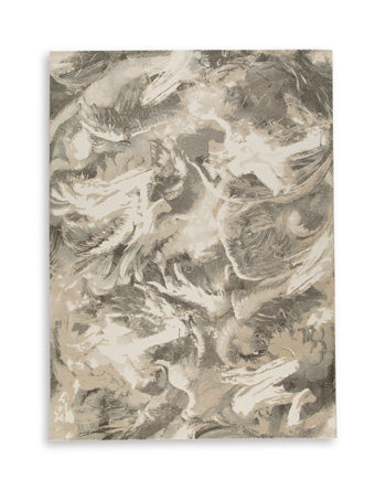 Jairlett Rugs Collection - Beige/Ivory/Charcoal