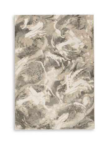 Jairlett Rugs Collection - Beige/Ivory/Charcoal