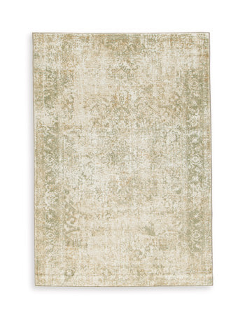 Kenwich Rugs Collection - Green/Ivory/Beige