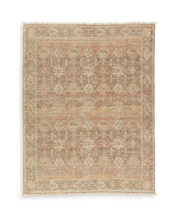 Waycotten Rugs Collection - Orange/Brown/White