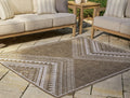 Dunsler Rugs Collection - Brown/Cream