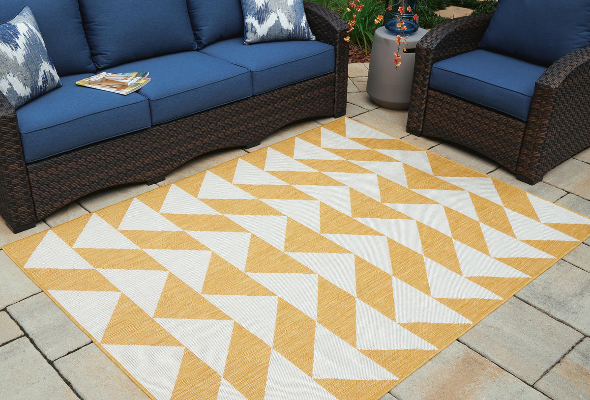 Thomley Rugs Collection - Ivory/Yellow
