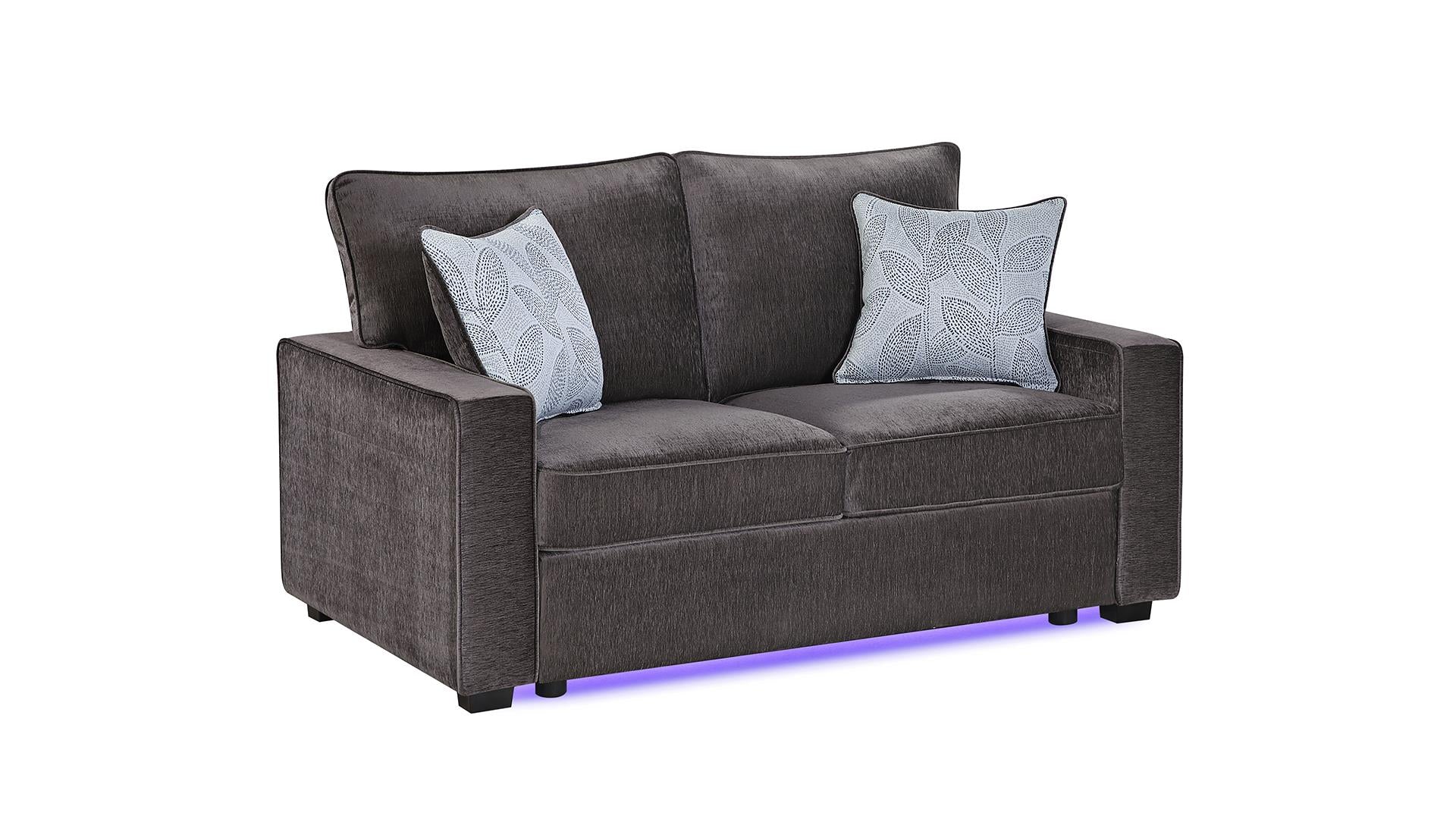 Rita Living Room Collection - Charcoal