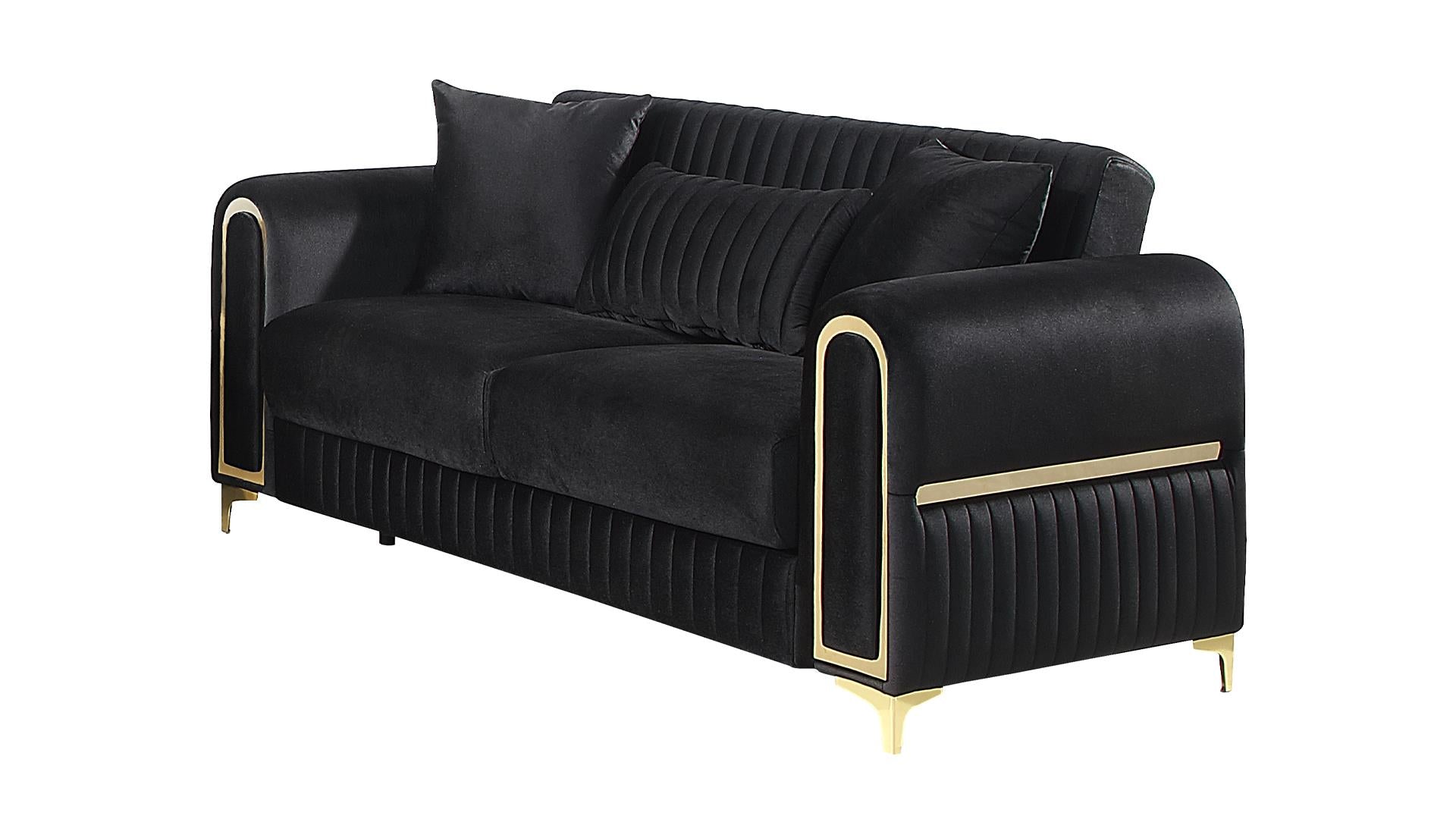 Ruby Living Room Collection - Black