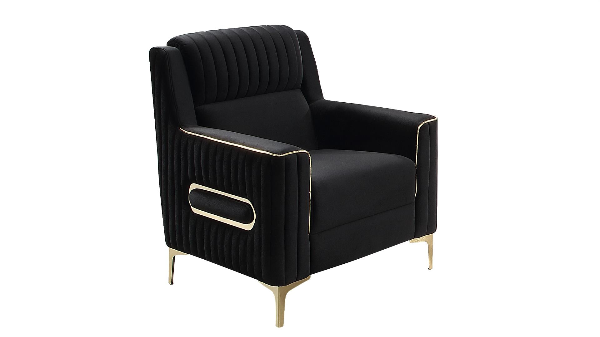Ruby Living Room Collection - Black