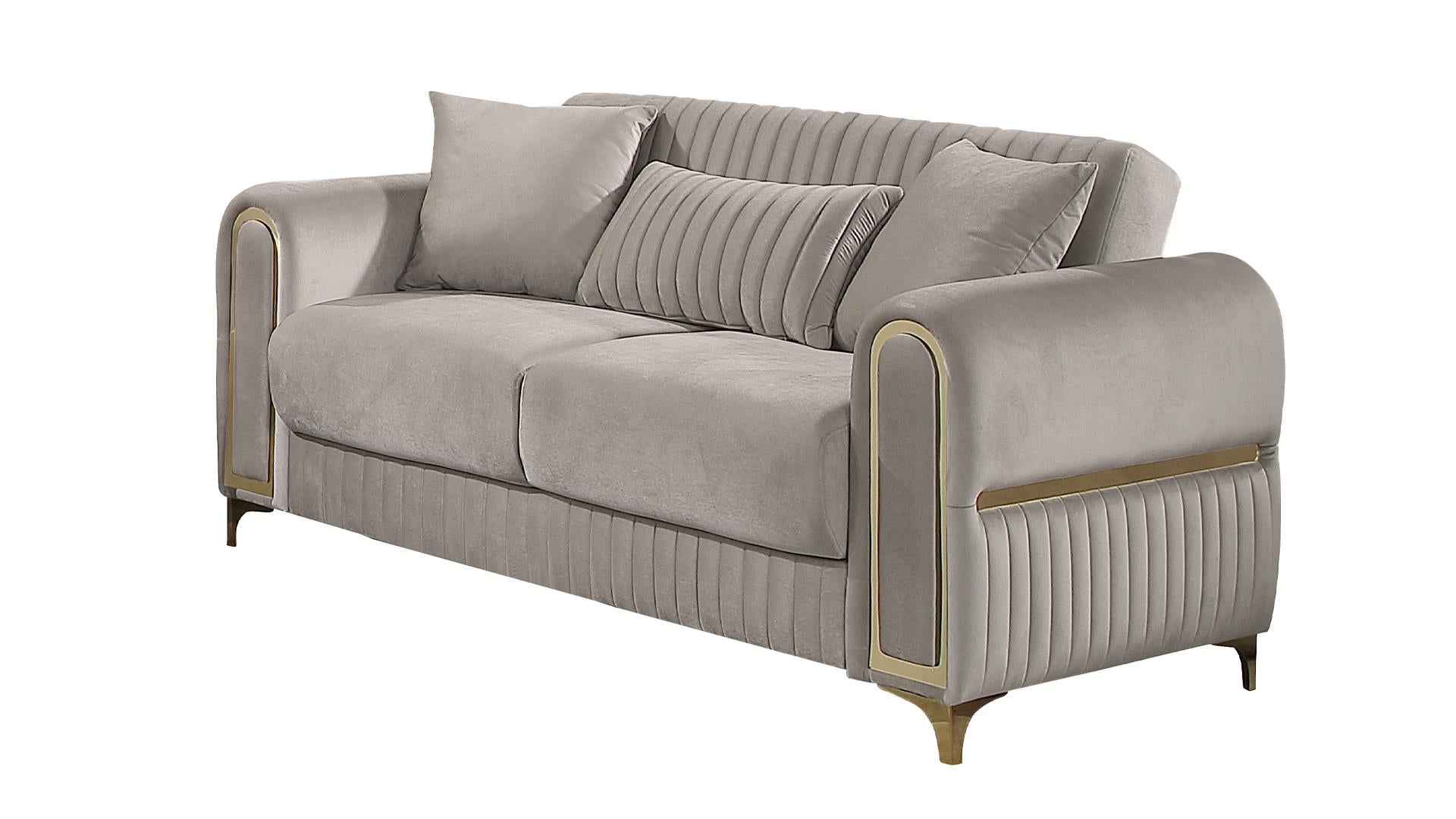 Ruby Living Room Collection - Taupe