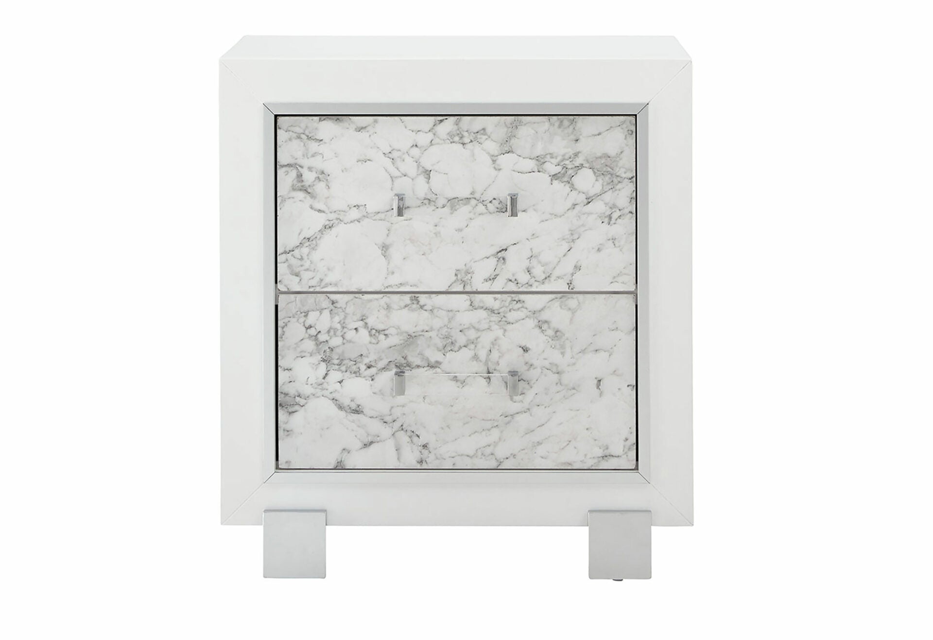 Santorini Bedroom Collection - Metallic White