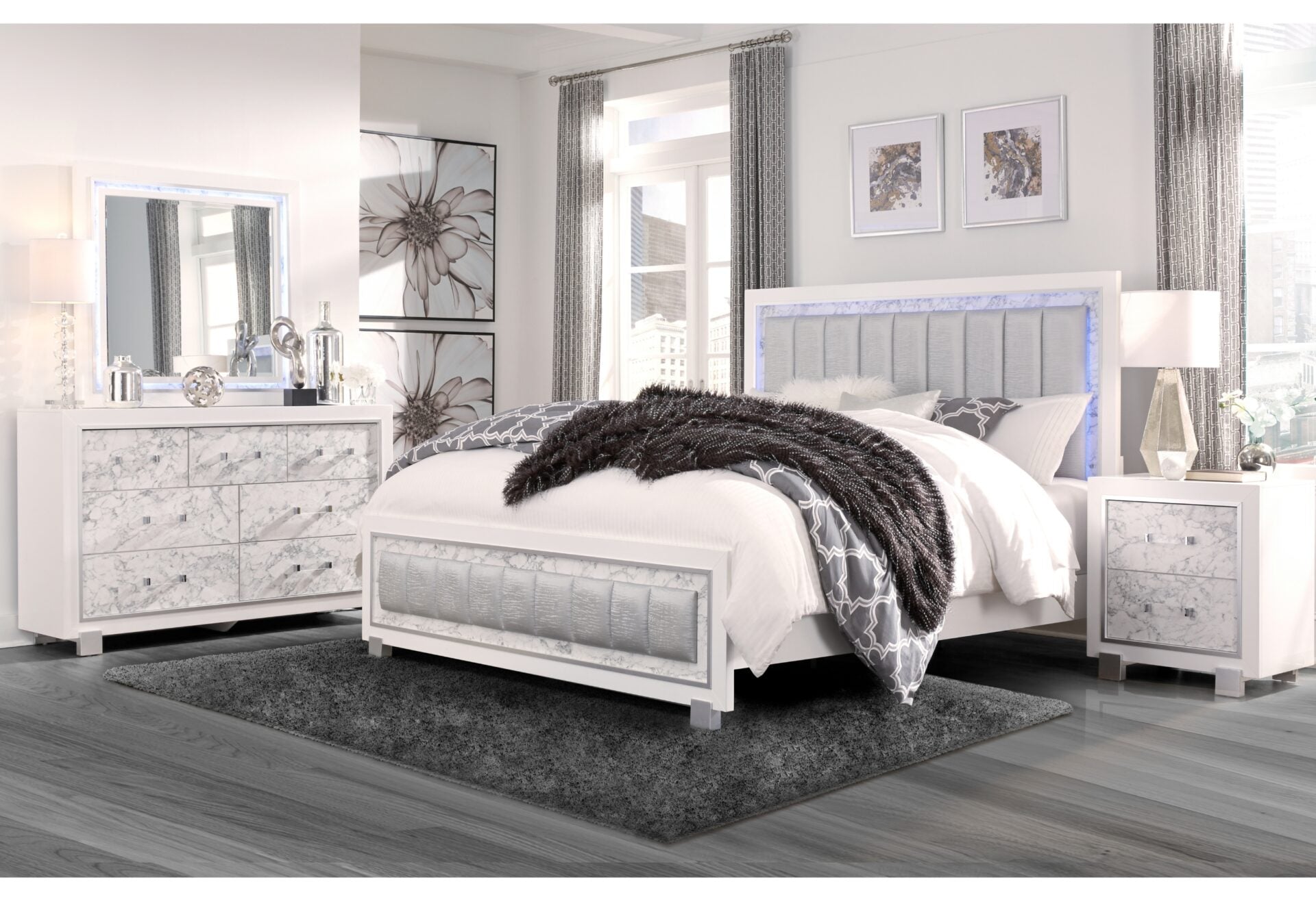 Santorini Bedroom Collection - White