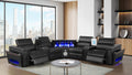 Nova Sectional Sofa in Black