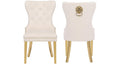 Simba Dining Chair Set in Gold