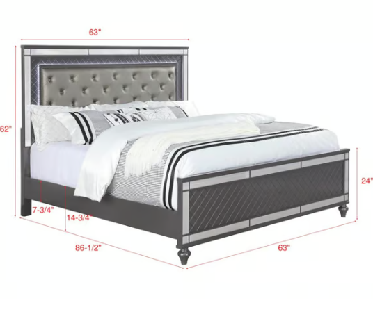 The Silver | Bedroom Suite | 5 Piece Set