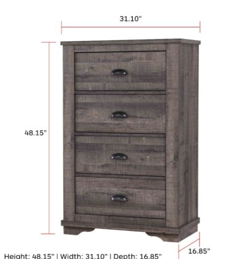 CORALEE BEDROOM SET 5 PCS (FLOOR SAMPLE SALE)