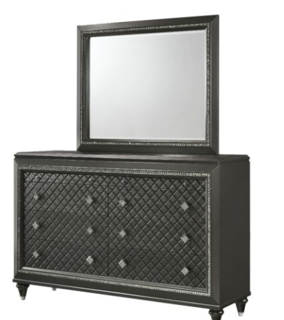 Brilliant Silver  | Queen Bedroom Set