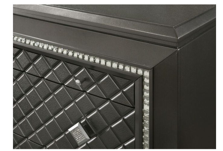 Brilliant Silver  | Queen Bedroom Set