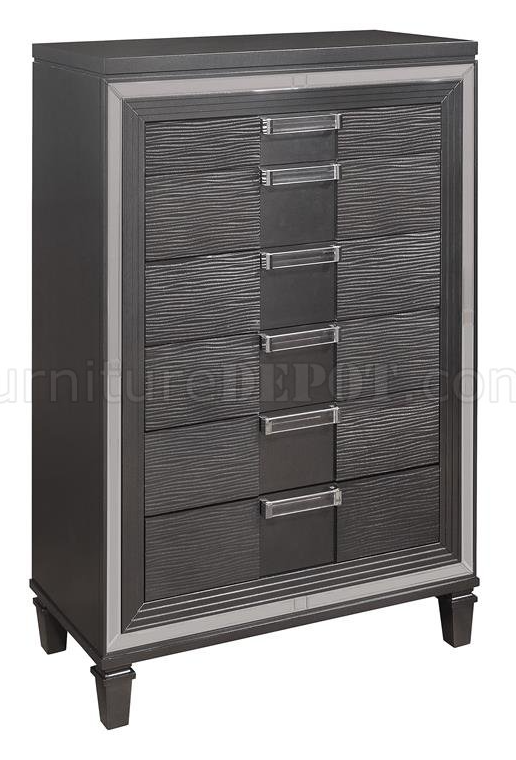 Attitude Is Back, Grey Metallic | Bedroom Set size Queen SUPER SALE