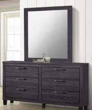 B051 DARK COFFEE QUEEN BEDROOM SET