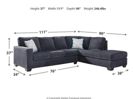 ALTARI 2 PCS SECTIONAL