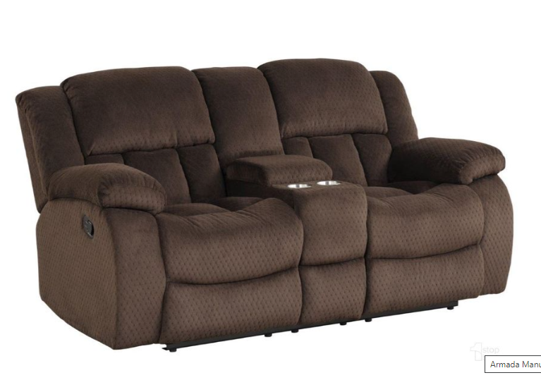 ARMADA BROWN LOVE SEAT