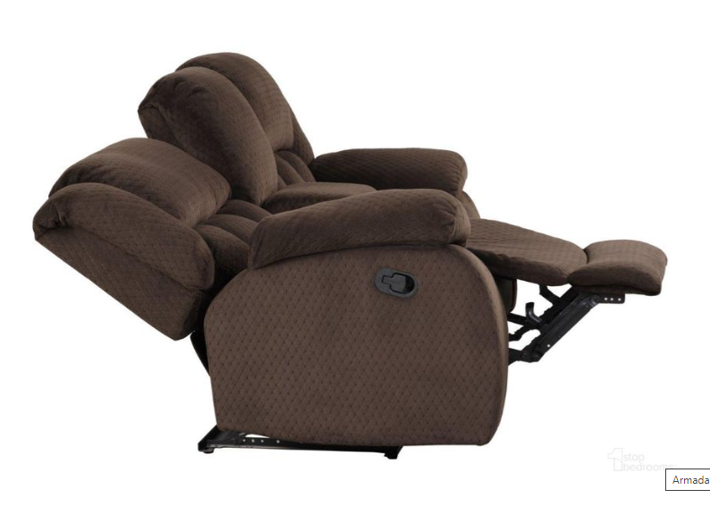 ARMADA BROWN LOVE SEAT