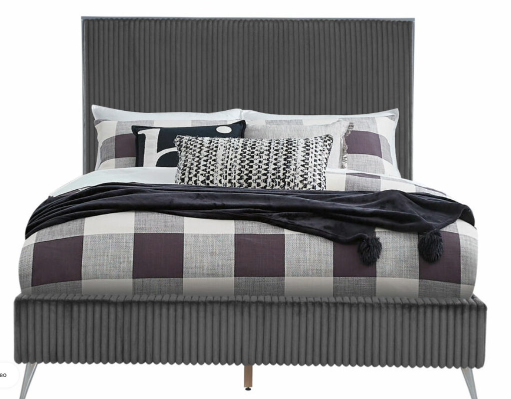 ENZO DARK GRAY QUEEN BEDROOM SET