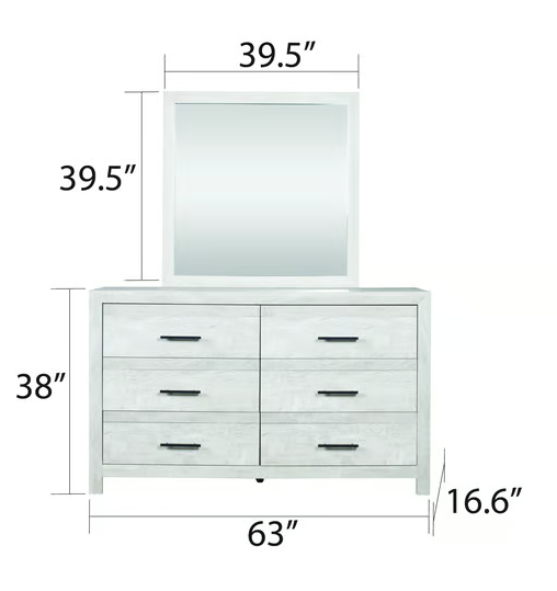 DENVER 5 PCS BEDROOM SET