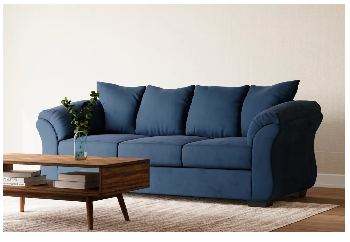 BLUE SOFA & LOVESEAT (SUPER SALE) FLOOR SAMPLE